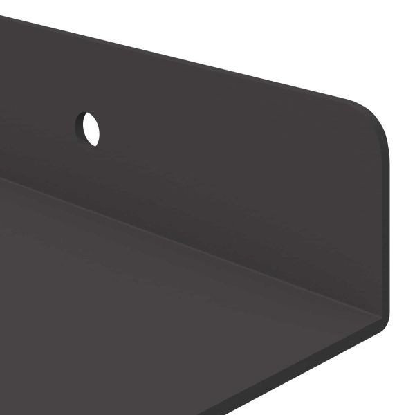 Плаващ рафт 4 pcs Черен 30 x 9 x 2,5 см Стомана