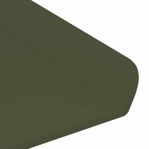 Плаващ рафт 2 pcs Маслинено зелено 40 x 8,5 x 2,5 см Стомана
