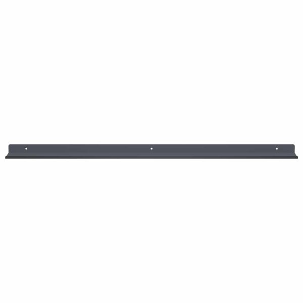 Плаващ рафт 2 pcs Антрацит 80 x 9 x 2,5 см Стомана