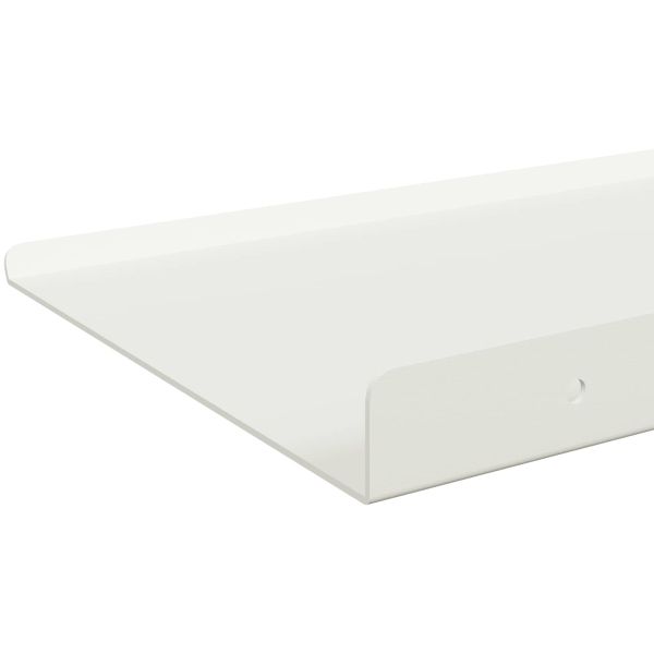 Плаващ рафт 4 pcs Бял 30 x 18 x 2,5 см Стомана
