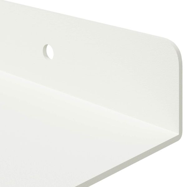 Плаващ рафт 4 pcs Бял 30 x 18 x 2,5 см Стомана