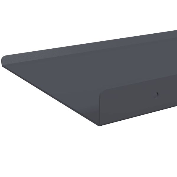 Плаващ рафт 2 бр. Антрацит 40 x 18 x 2,5 см Стомана