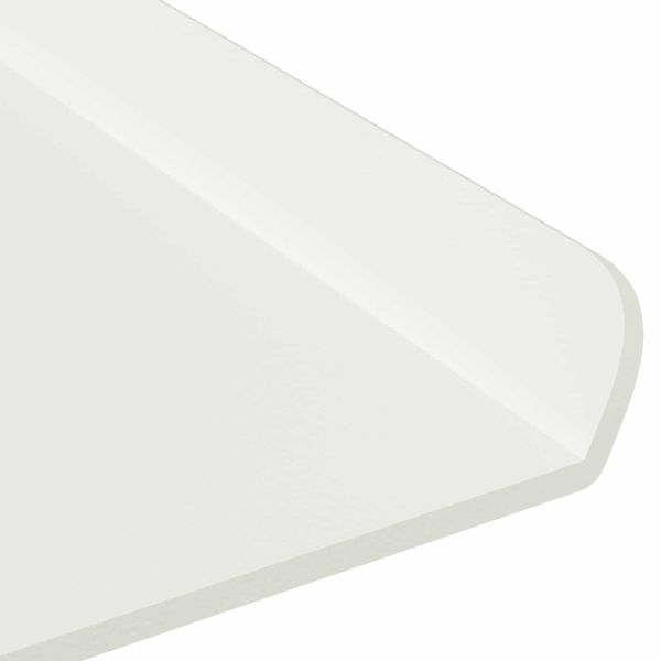 Плаващ рафт 4 pcs Бял 100 x 18 x 2,5 см Стомана