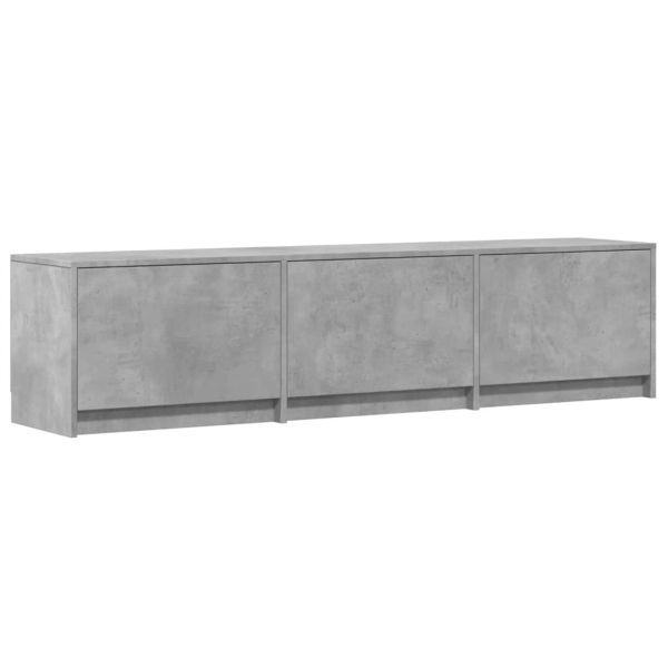 ТВ шкаф Бетонно Инженерна дървесина