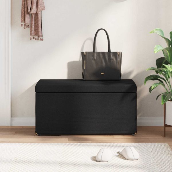 Стук Черно 81 x 41 x 40 cm Текстил и конструирано дърво