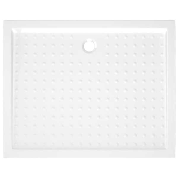 Душ корито с точки, бяло, 80x100x4 см, ABS