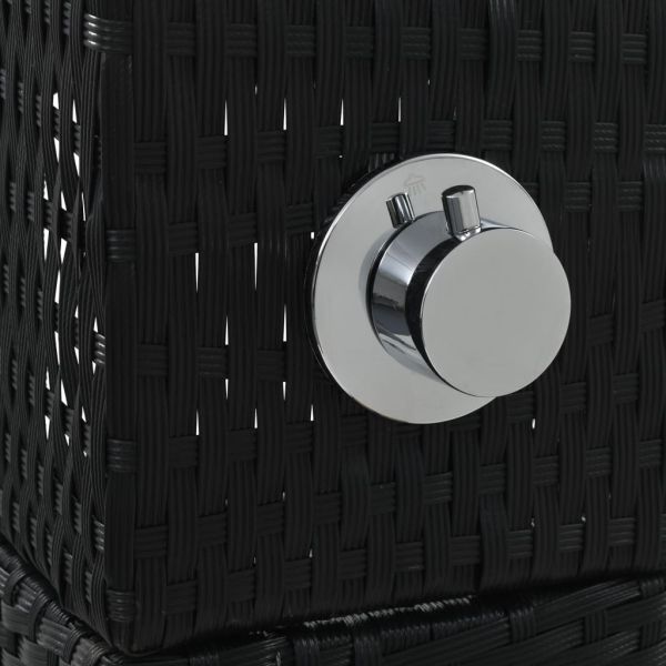 Градински душ, полиратан, WPC