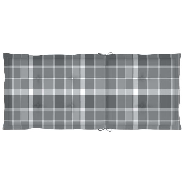 Градински накланящи се столове 4 бр с възглавници акация масив