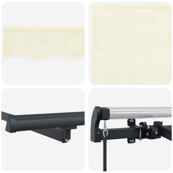 Сгъваем навес Крем 250 x 200 cm текстил