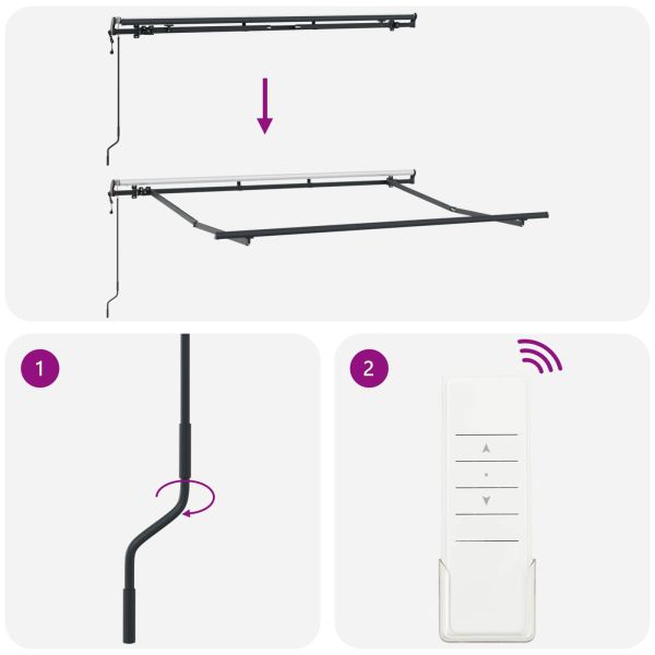 Сгъваем навес Крем 250 x 200 cm текстил