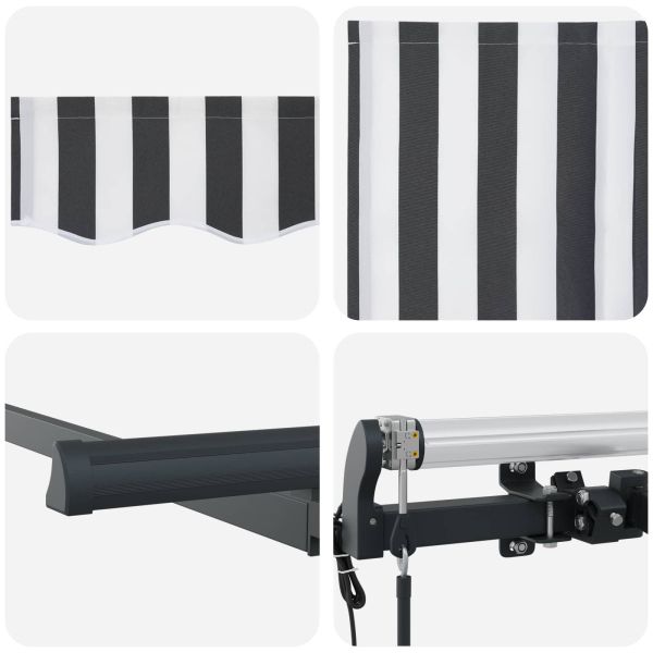 Сгъваем навес Антрацит 250 x 200 cm текстил