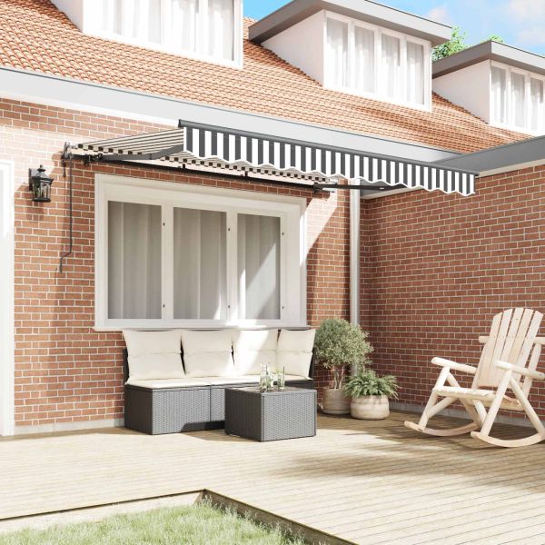 Сгъваем навес Антрацит 350 x 200 cm текстил