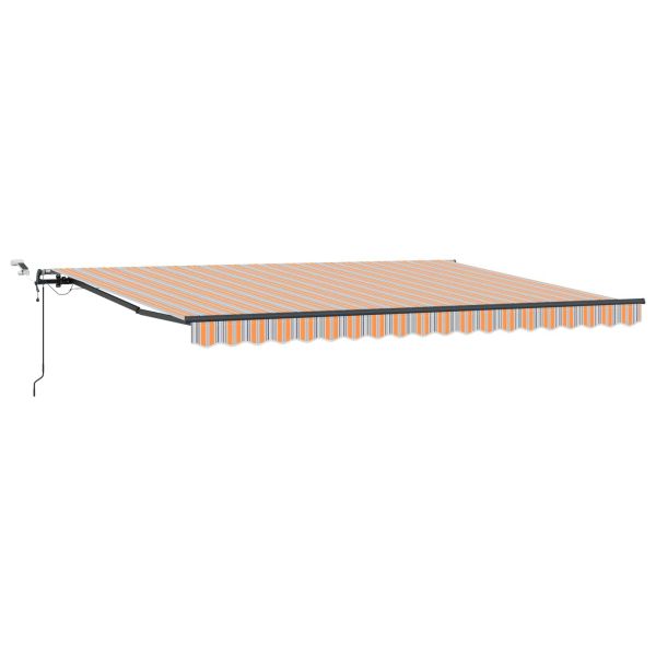 Прибираща се тента Многоцветен 450 × 300 cm Полиестер