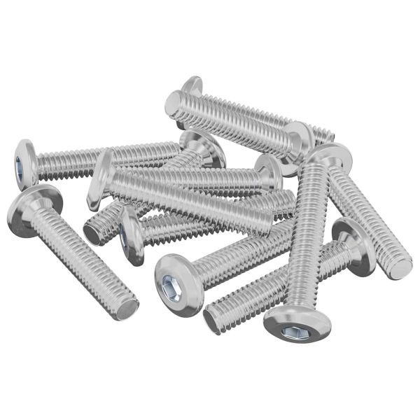 Винт с глава 2647 pcs Сребрист Стомана