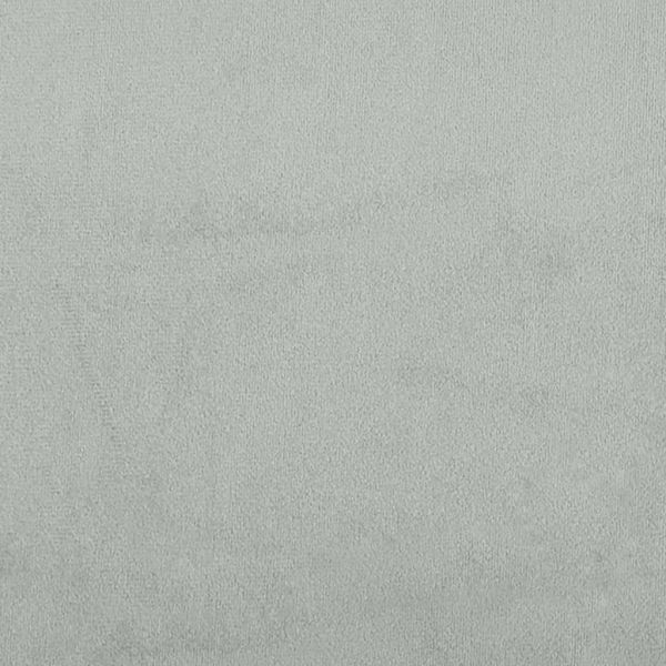 Г-образно разтегателно канапе светлосиво 275x140x70 см кадифе