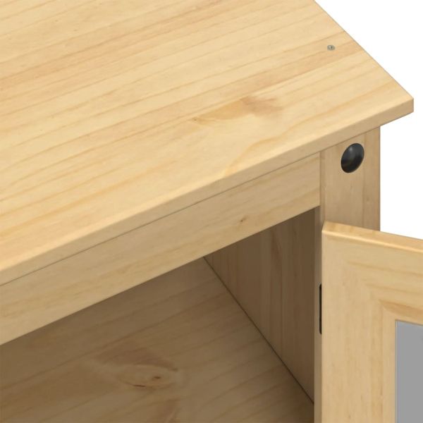 Шкаф за баня "Corona" 50x40x185 см бор масив