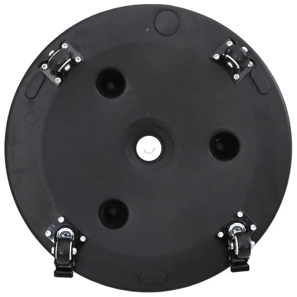 Основа за чадър Арт Деко Черно Ø 45 х 39.5 см Желязо