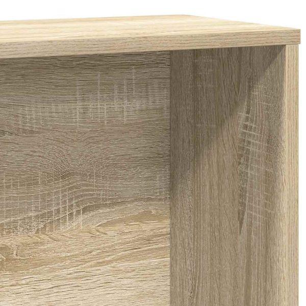 Библиотека, сонома дъб, 60x24x120 см, инженерно дърво