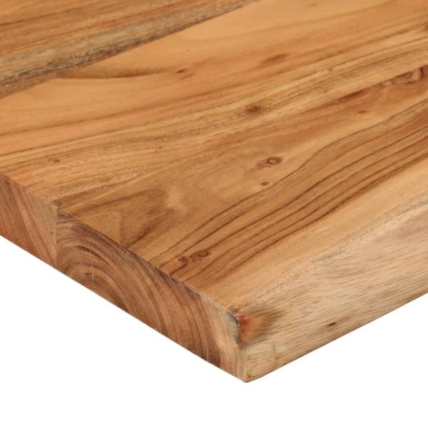 Плот за маса, 100x40x2,5 см, правоъгълен, акация масив, жив ръб