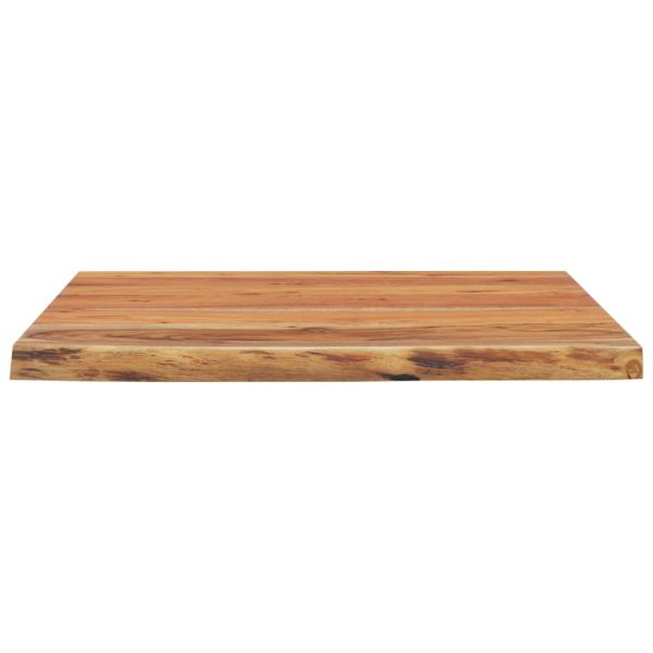 Плот за баня, 60x60x2,5 см, квадратен, масивно дърво акация