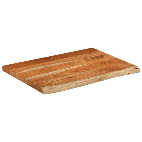 Плот за баня, 70x60x2,5 см, правоъгълен, масивно дърво акация