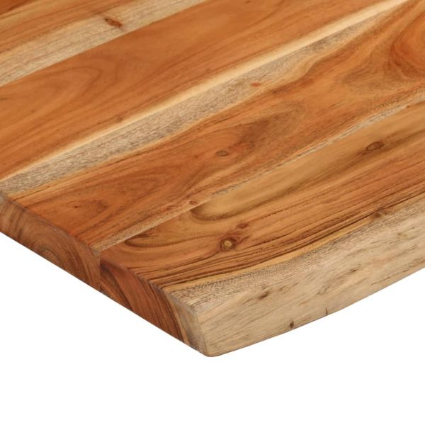 Плот за баня, 70x60x2,5 см, правоъгълен, масивно дърво акация