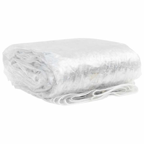 Прозрачен брезент с капси 1х5 м PVC