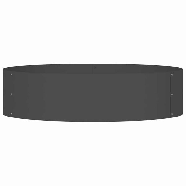 Пръстен за саксия Черно 80 x 80 x 20 cm