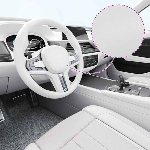 Фолиа за кола, 2 бр, матово бели, 100x150 см