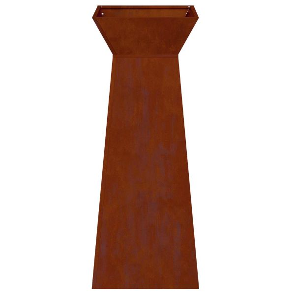 Саксия с колона Сребрист 40 x 40 x 100 cm