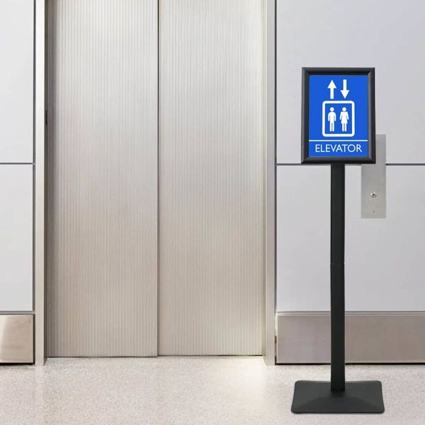 Поставка за плакат Сребрист a4 Чугун