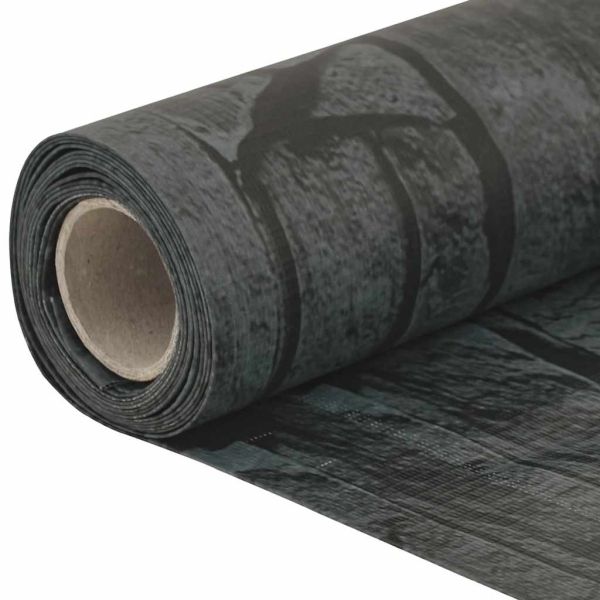 Параван за тераса каменeн зид сив 600x120 см PVC