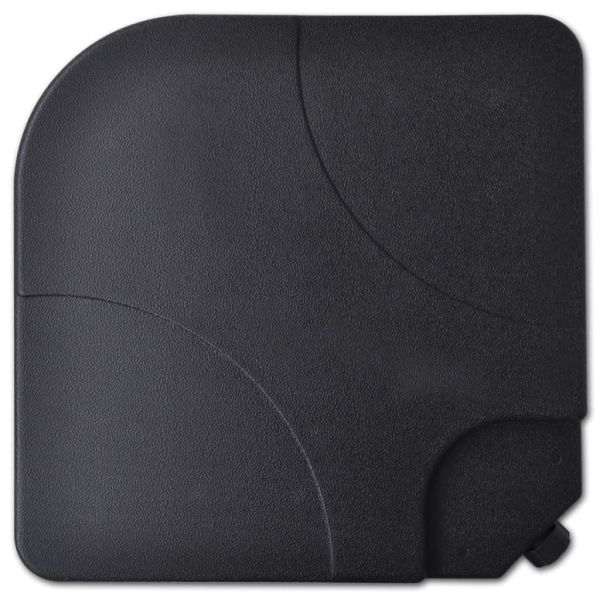 Алуминиев градински чадър с преносима основа, зелен