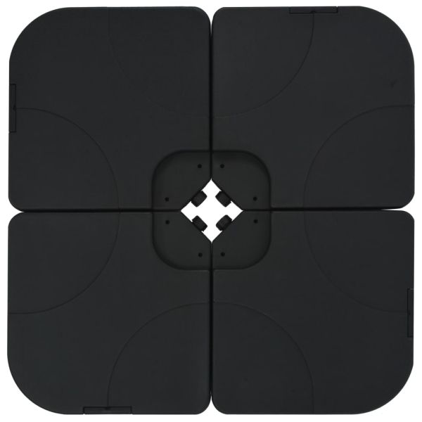 Алуминиев градински чадър, с преносима основа, таупе