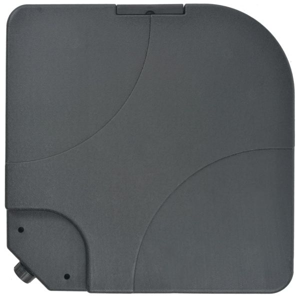 Градински чадър, с преносима основа, теракота