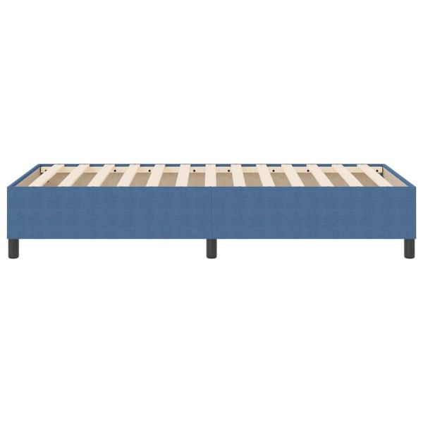 Платформено легло Синьо 90 x 190 cm Кордюрова тъкан