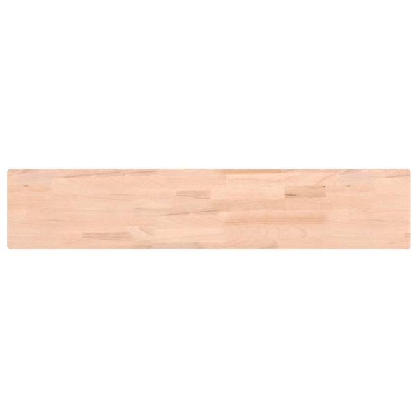 Стенен рафт 100x20x4 см буково дърво масив