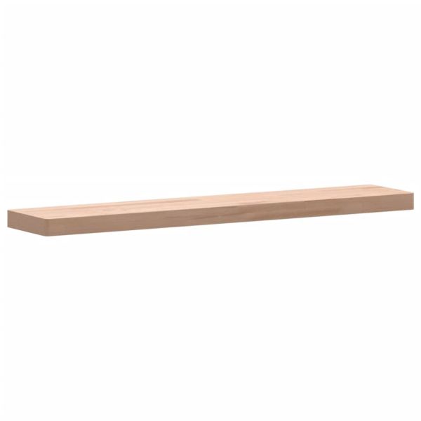 Стенен рафт 100x20x4 см буково дърво масив