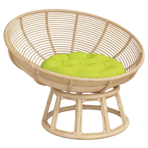 Кръгла възглавница яркозелена Ø 60 x11 см Оксфорд плат