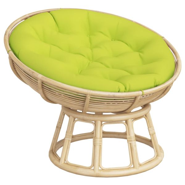 Кръгла възглавница яркозелена Ø 100 x11 см Оксфорд плат