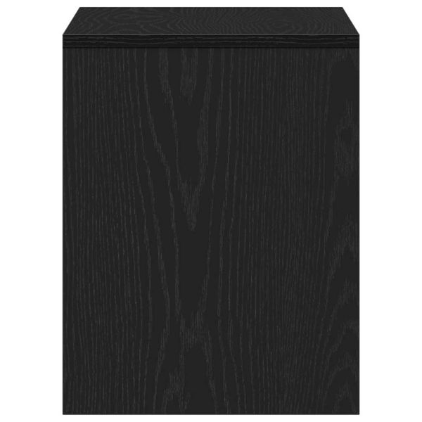 Тоалетна табуретка Черен дъб 70 x 35 x 45 см