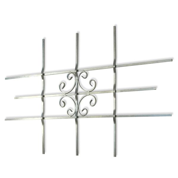 Решетки за прозорец 69 x 114 см, изработени от галванизирана стомана