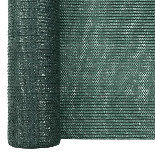 Засенчваща мрежа зелена 1x25 м HDPE 75 г/м²