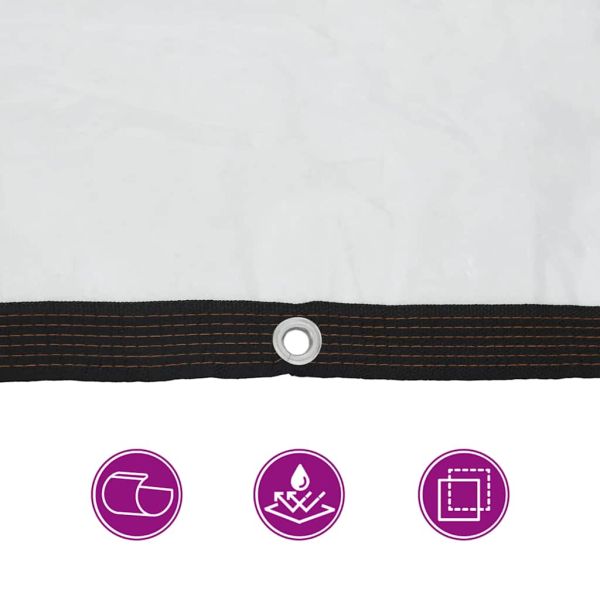 Прозрачен брезент с капси 3х12 м Полиетилен