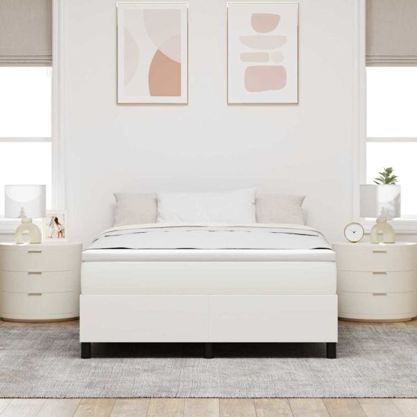 Платформено легло Крем 160 x 200 cm Кордюрова тъкан