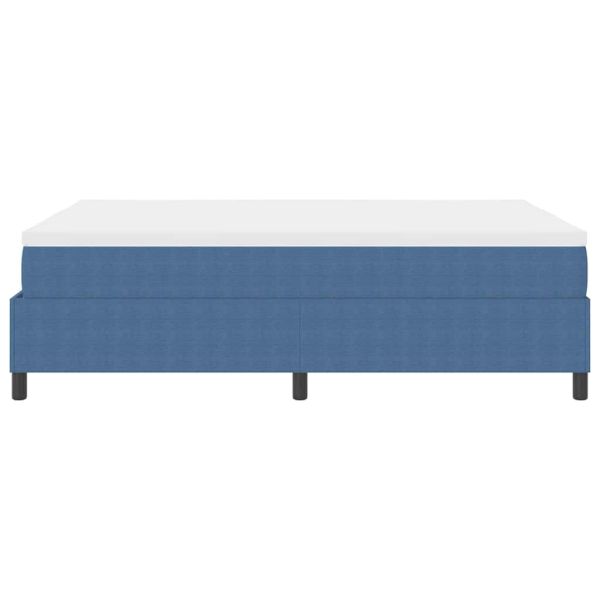 Легло с пружинирана основа Синьо и бяло 140 x 200 cm