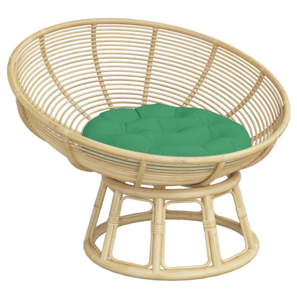 Кръгла възглавница зелена Ø 60 x11 см Оксфорд плат