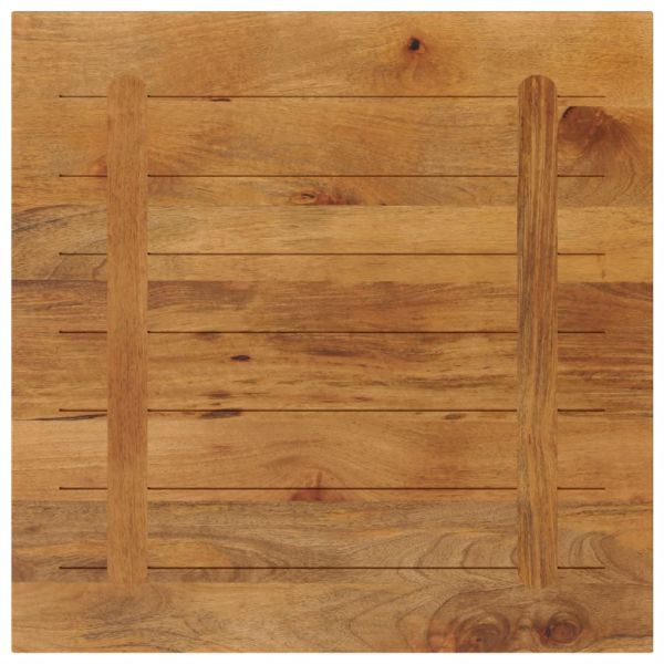 Плот за маса, 70x70x3,8 см, квадратен, манго масив