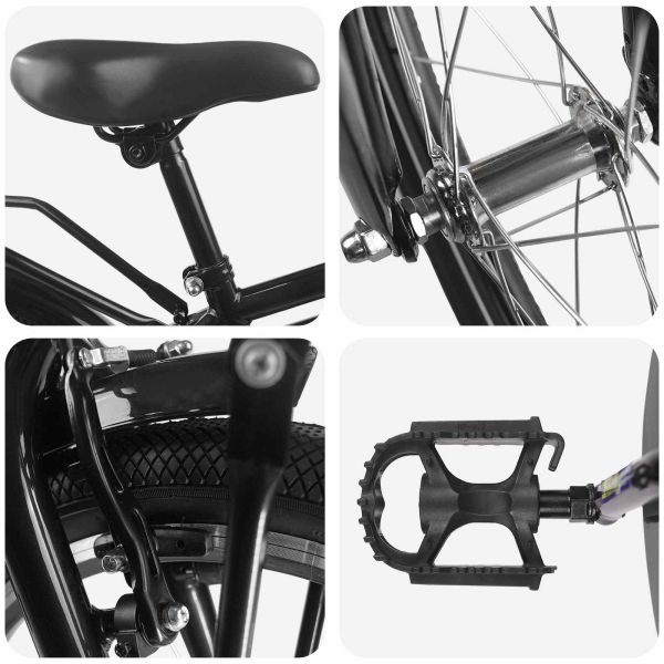 Детски Велосипед 18 инча за 5-7 години Черно