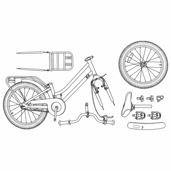 Детски Велосипед 20 инча за 6–11 години Тъмен син
